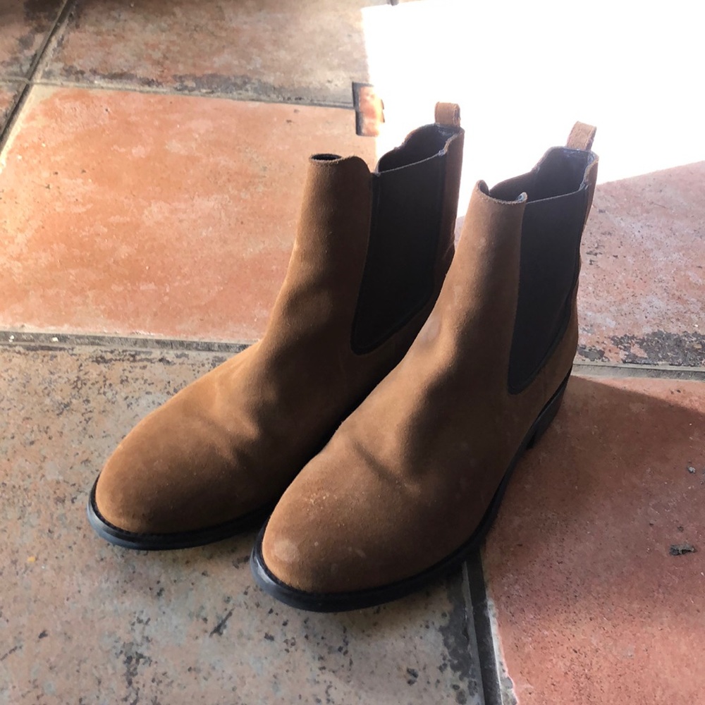 Thursday Boot co brown suede Chelsea boot